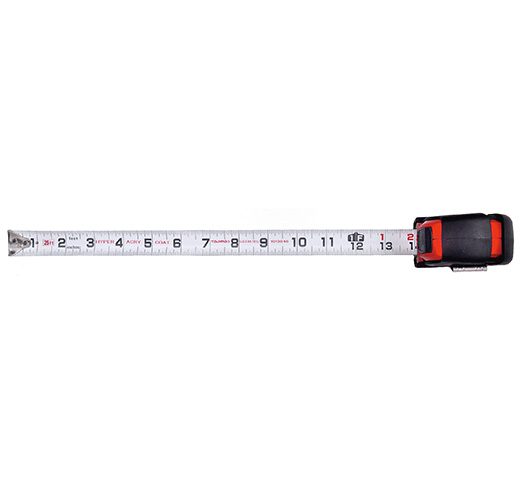 Tajima Tool SS-25BW Sigma Stop Tape Measure Standard Scale 25ft x 1 in —