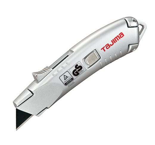 TAJIMA Utility Knife - 1 Aluminist Magazine Snap Blade Box Cutter with  Dual Blade Lock & 3 SOLID Rock Hard Blades - ACM-700SC