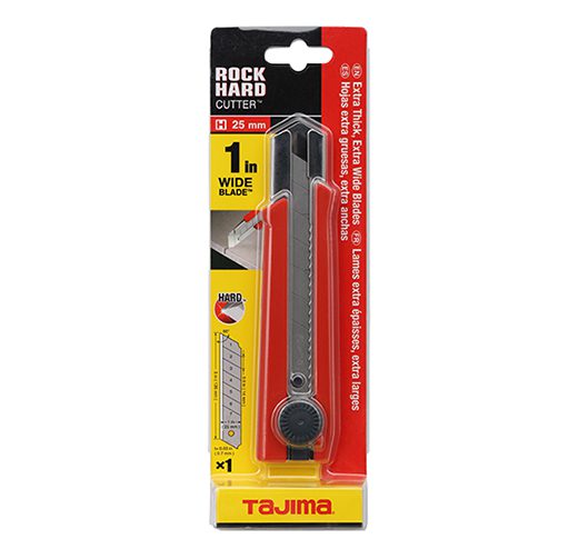 Tajima Rock Hard Single Blade Elastomer Grip 1 Inch Blade Knives